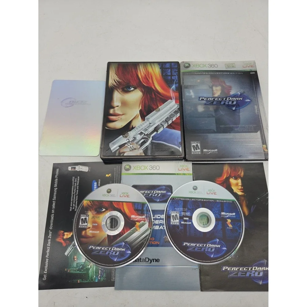 Perfect Dark Zero --Limited Collector's Edition Xbox 360 CIB Tested Working